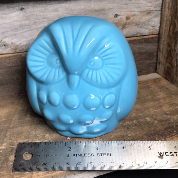 Ceramic owl piggybank - Picture 6 of 7